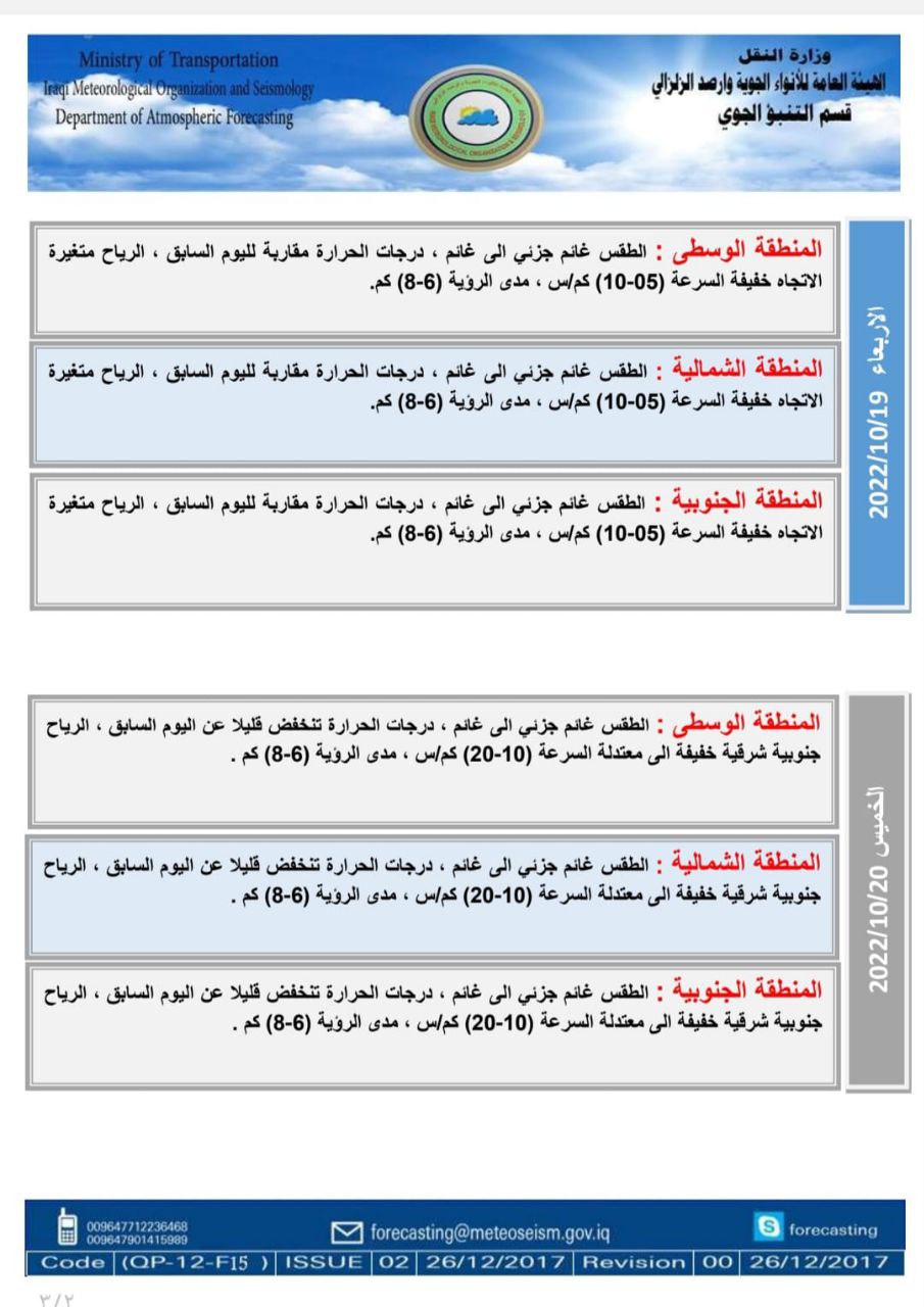 الطقس في العراق