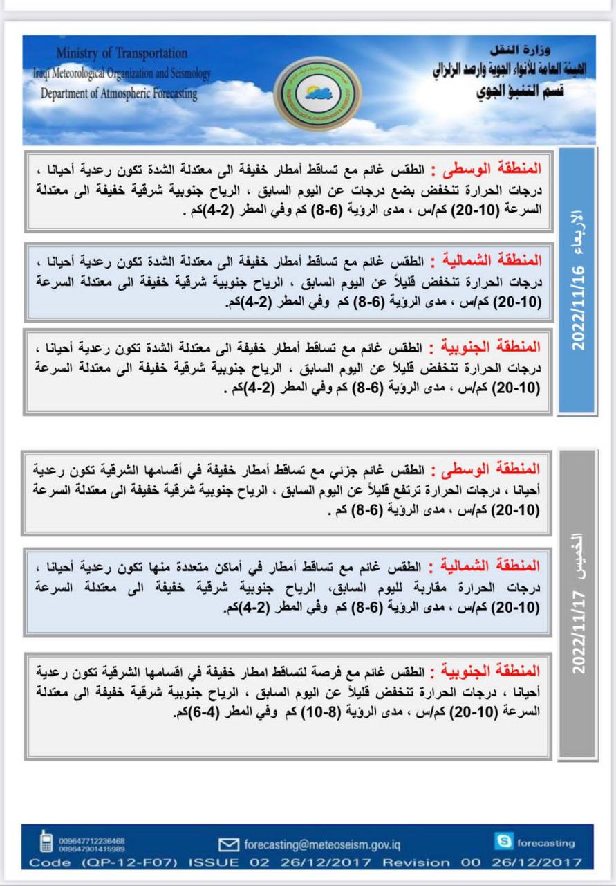 الطقس في العراق