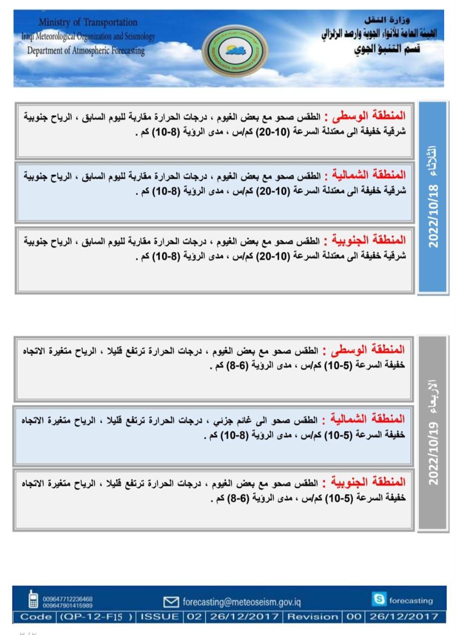 الطقس في العراق