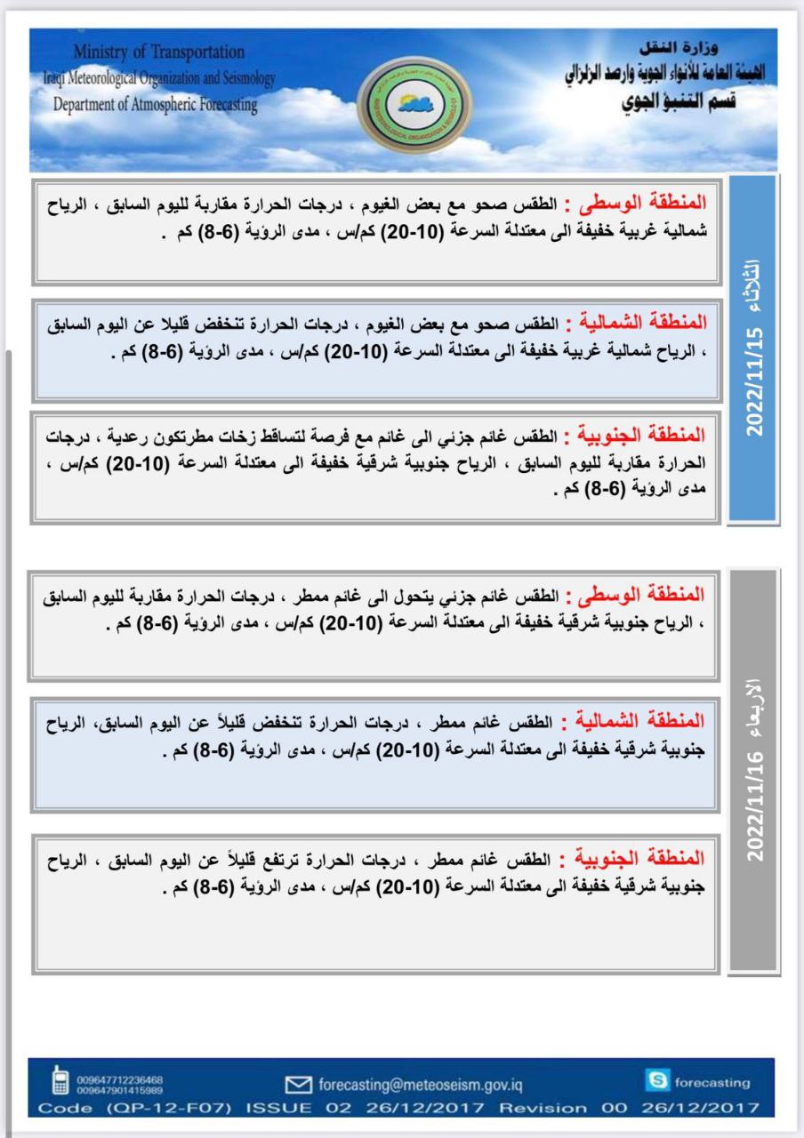 الطقس في العراق