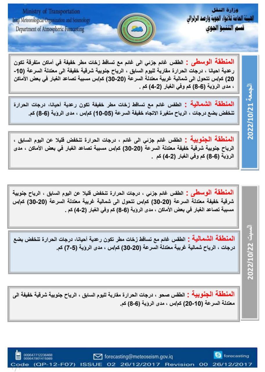 الطقس في العراق