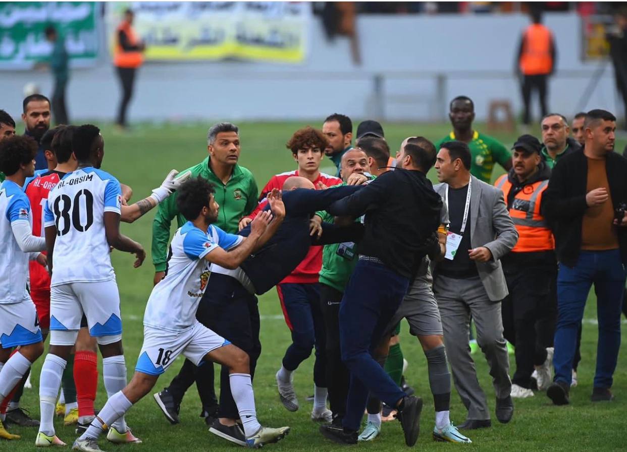 أحداث عنف في الدوري العراقي