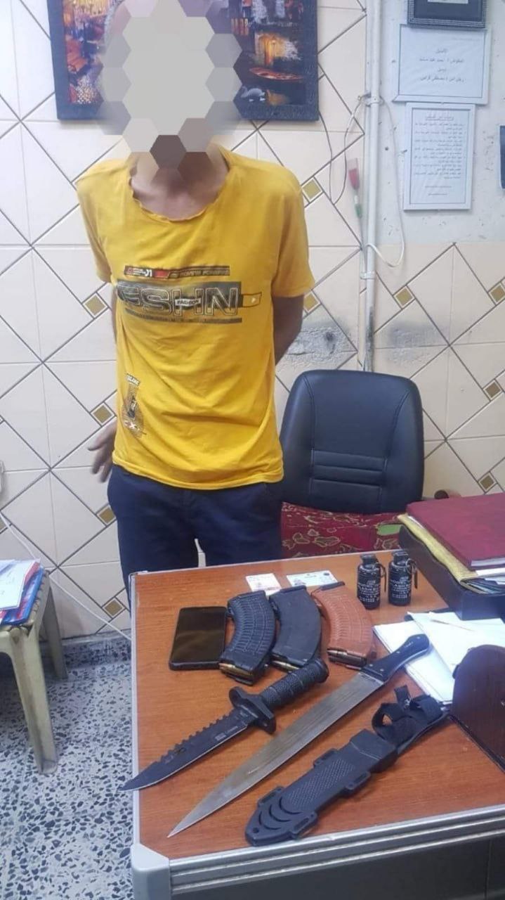 اعتقال شخص احتجز عائلته تحت تهديد السلاح في العاصمة بغداد.