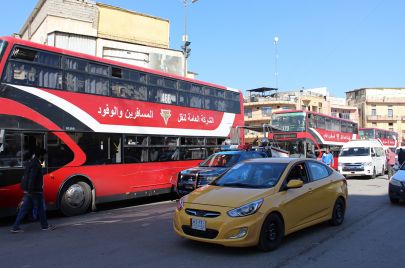   النقل الجماعي في بغداد الازدحام زخم مروري