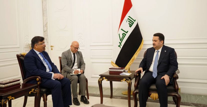 وأكد رئيس مجلس الوزراء لوفد المؤسسة، "انفتاح العراق على كل ما من شأنه الدفع بعجلة التنمية، وتعزيز الشراكة الإقليمية مع الدول والمنظمات، لما فيه مصلحة الشعب العراقي والشعوب الصديقة".